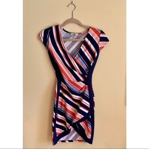 NWOT Striped mini dress